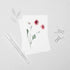 Pink Blooms Floral Postcard